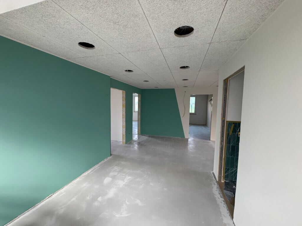 Aus einer Baustelle wird langsam ein Zuhause