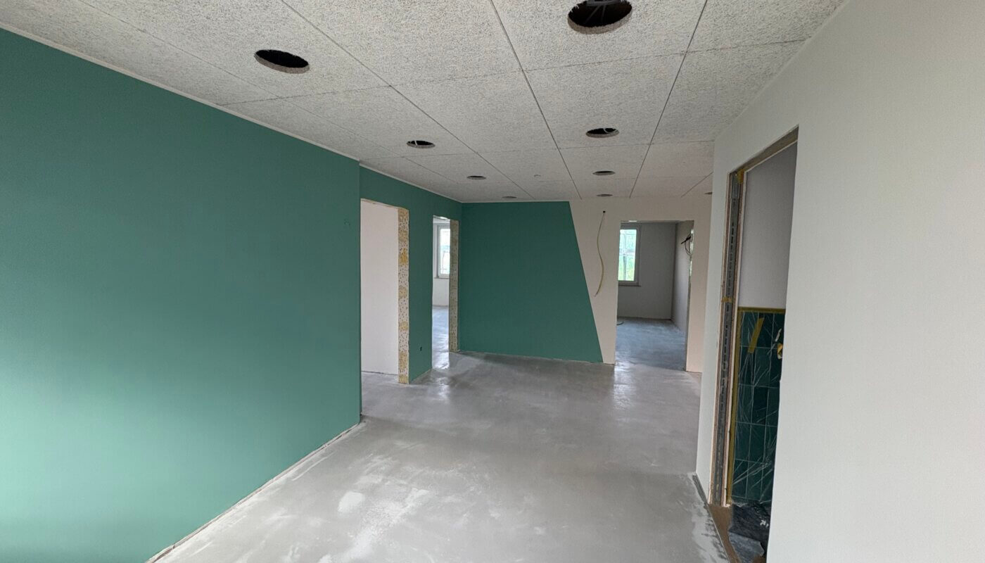 Aus einer Baustelle wird langsam ein Zuhause